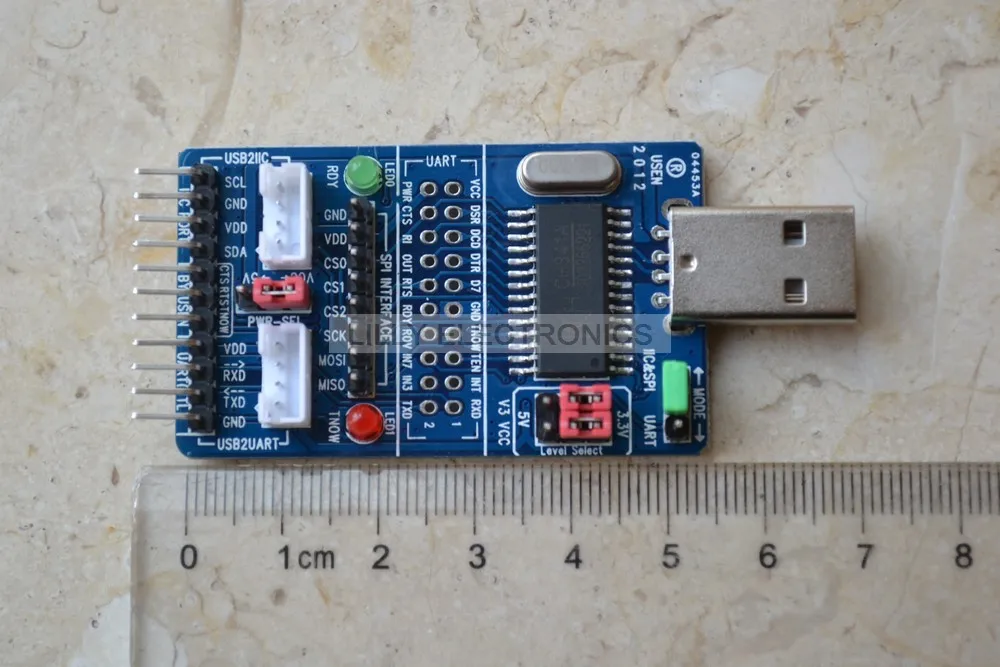 Все в одном: последовательный адаптер USB к SPI/I2C/IIC/UART/TTL/ISP | Освещение