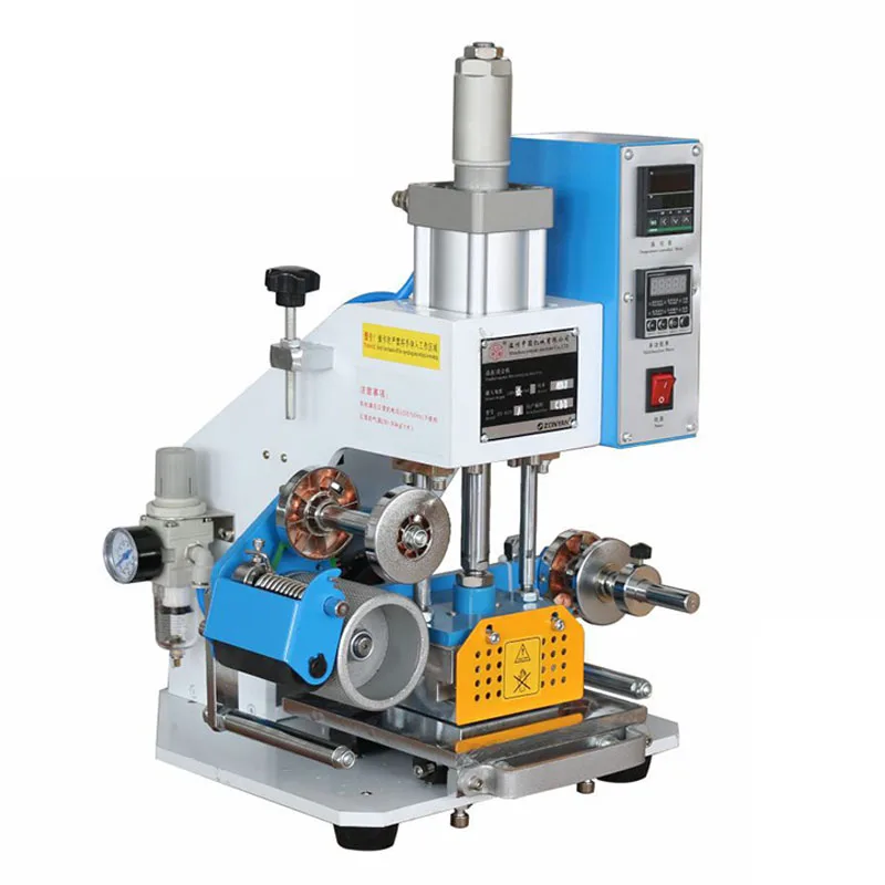 400 Вт пневматическая штамповочная машина Горячий кожаный бренд Железный логотип