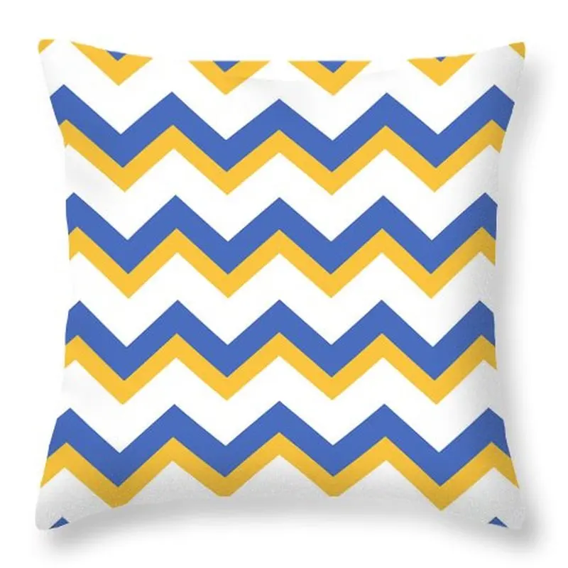 Новинка наволочка из полиэстера с геометрическим рисунком и гофрированным