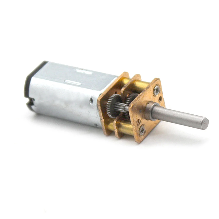 

N30 Geared Motor DC 6V Speed Reducer Motor 3mm D Axis Shaft, 170rpm, Large Torque Copper Gearbox Small Motor for Robot Models
