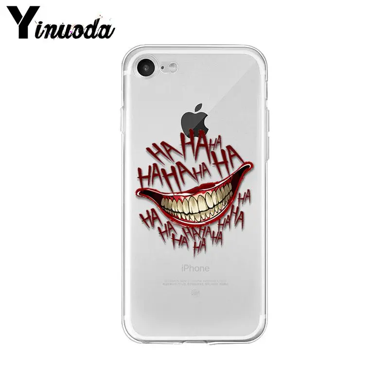 Yinuoda Harley Quinn Joker 2018 новый роскошный модный Чехол для мобильного телефона Apple iPhone 8 7 6