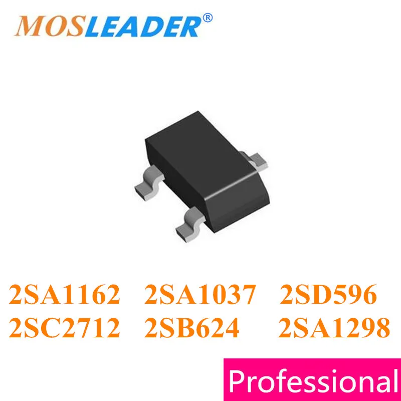 Mosleader 3000 шт. SOT23 2SA1162 2SA1037 2SD596 2SC2712 2SB624 2SA1298 A1162 A1037 D596 C2712 B624 A1298 высокое