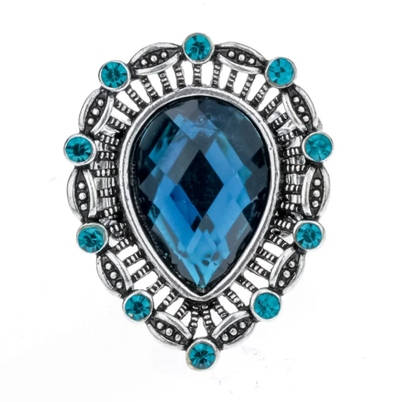 Тянущиеся кольца Античные Серебро золотого цвета Модные Коктейльные украшения