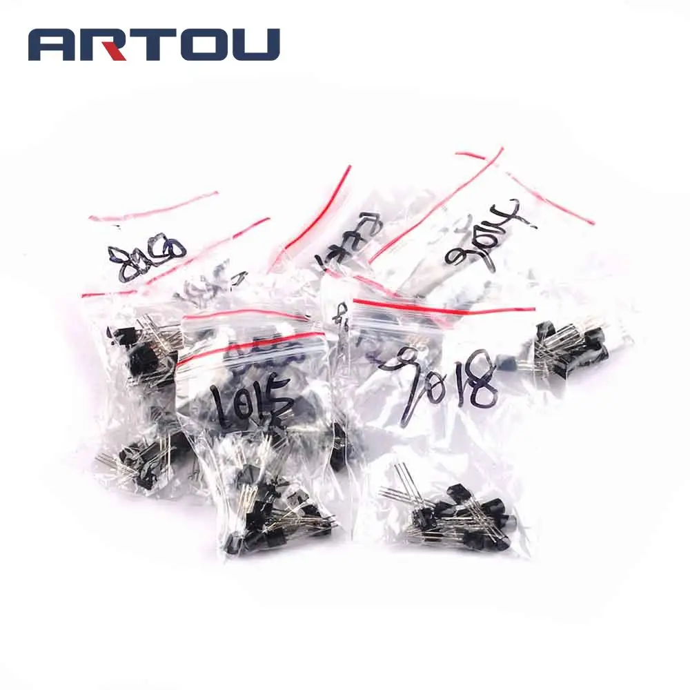 Комплект силовых транзисторов S8050 S8550 S9012 S9013 S9014 S9015 S9018 2N5551 110 шт. 11 | Электронные