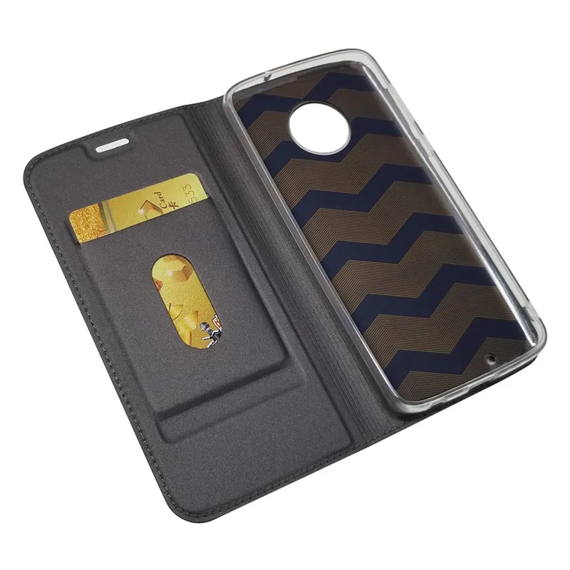 Кожаный чехол-кошелек для Motorola Moto G5 G5S Plus Магнитный Флип-кейс G6 силиконовый