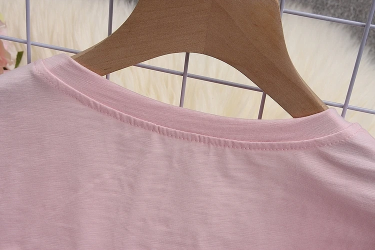 ALPHALMODA летние женские стильные футболки с коротким рукавом, джинсовые тяжелые хлопковые футболки с 3D цветочным принтом и рваные брюки