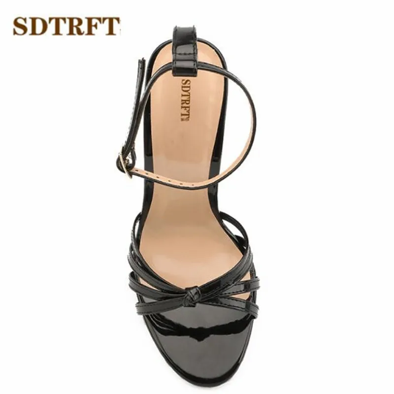 Женские босоножки через плечо SDTRFT элегантные туфли на тонком высоком каблуке 13