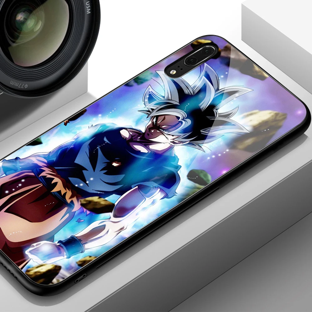 Для huawei P20 Lite чехол Супер Saiyan Dragon Ball чехол из закаленного стекла для huawei Note 10 mate 9 10 Pro P10 P20 Honor V9 V10 Play