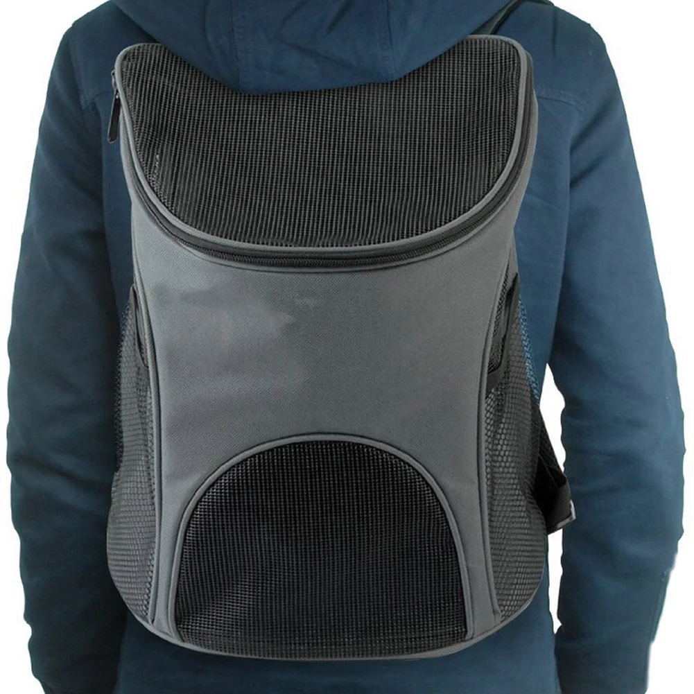 Двойные сумки через плечо с задней сеткой переноска для домашних животных