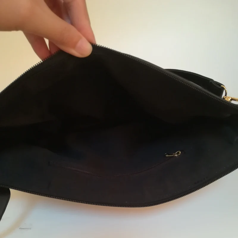 Черная сумка через плечо из искусственной кожи с дисплеем оптом заготовки