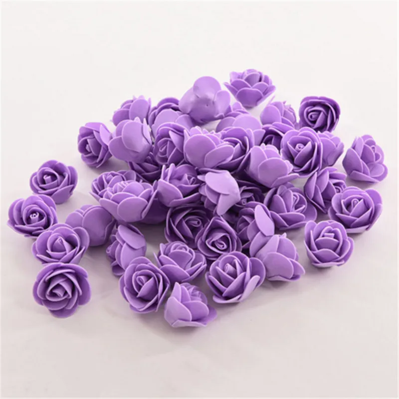 50 pcs Artificial Flower Head Handmade DIY Wedding Home Decoration Multi-use PE Foam Rose AB | Дом и сад