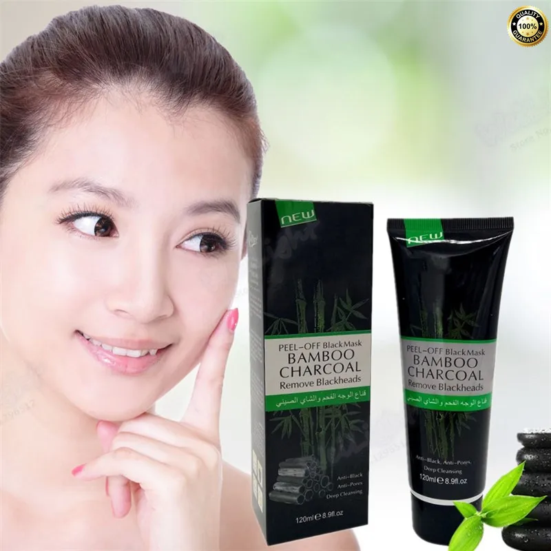 

120 г натуральная активная бамбуковая угольная маска для удаления угрей глубокие маски для лица очищающие отшелушивающие черные маски для л...