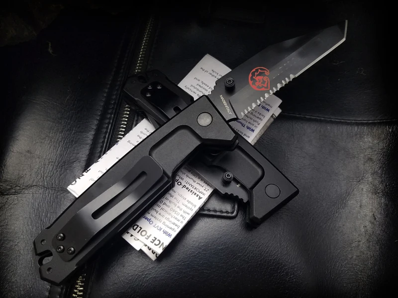 Фото Складной нож BIGONG 440C из холодной стали T6 с алюминиевой ручкой для выживания folding Складной нож BIGONG 440C из холодной стали T6 с алюминиевой ручкой для выживания folding