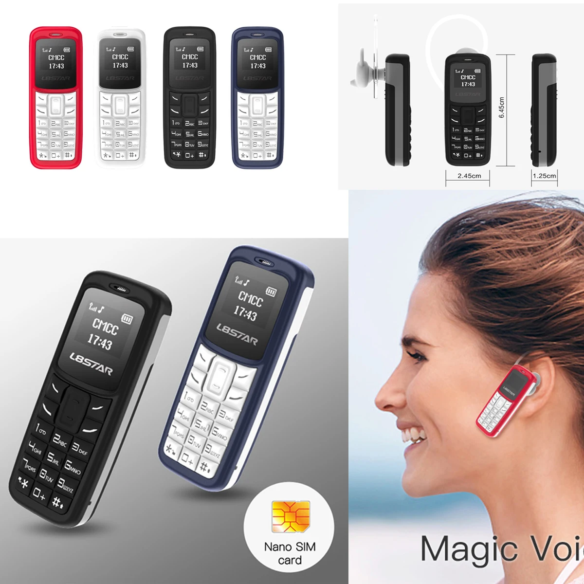 BM30 BM10 Bluetooth гарнитура для SIM автомобиля 32 Гб ответ на телефонный вид текстовое