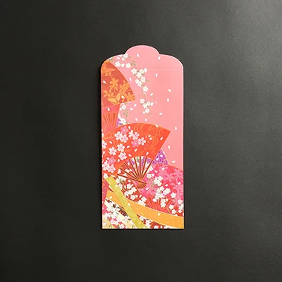 11Cherry blossom fan 10 шт./упак. Свадебные денег Конверты(Hong Bao) Свадебный Подарочный конверт японский Стиль кое-3,5* 6.8In красный конверт - Цвет: 11Cherry blossom fan