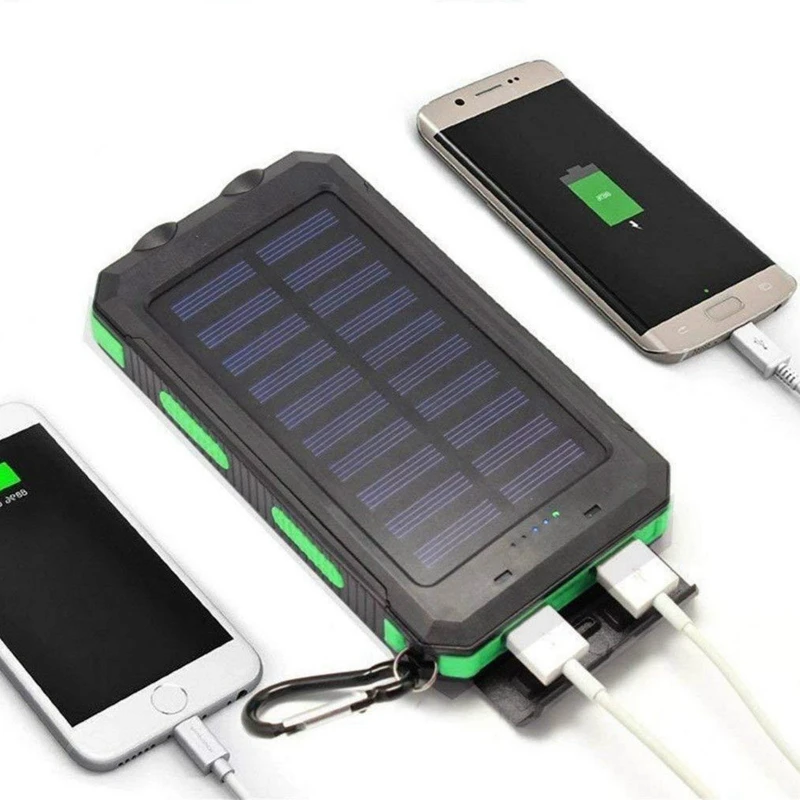 Зарядка сокровище портативная солнечная батарея 20000Mah зарядное устройство