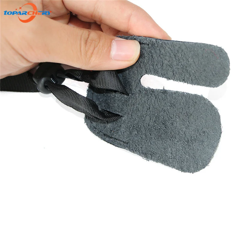 Прочные кожаные защитные перчатки для стрельбы из лука стрельбы|archery finger guard|archery