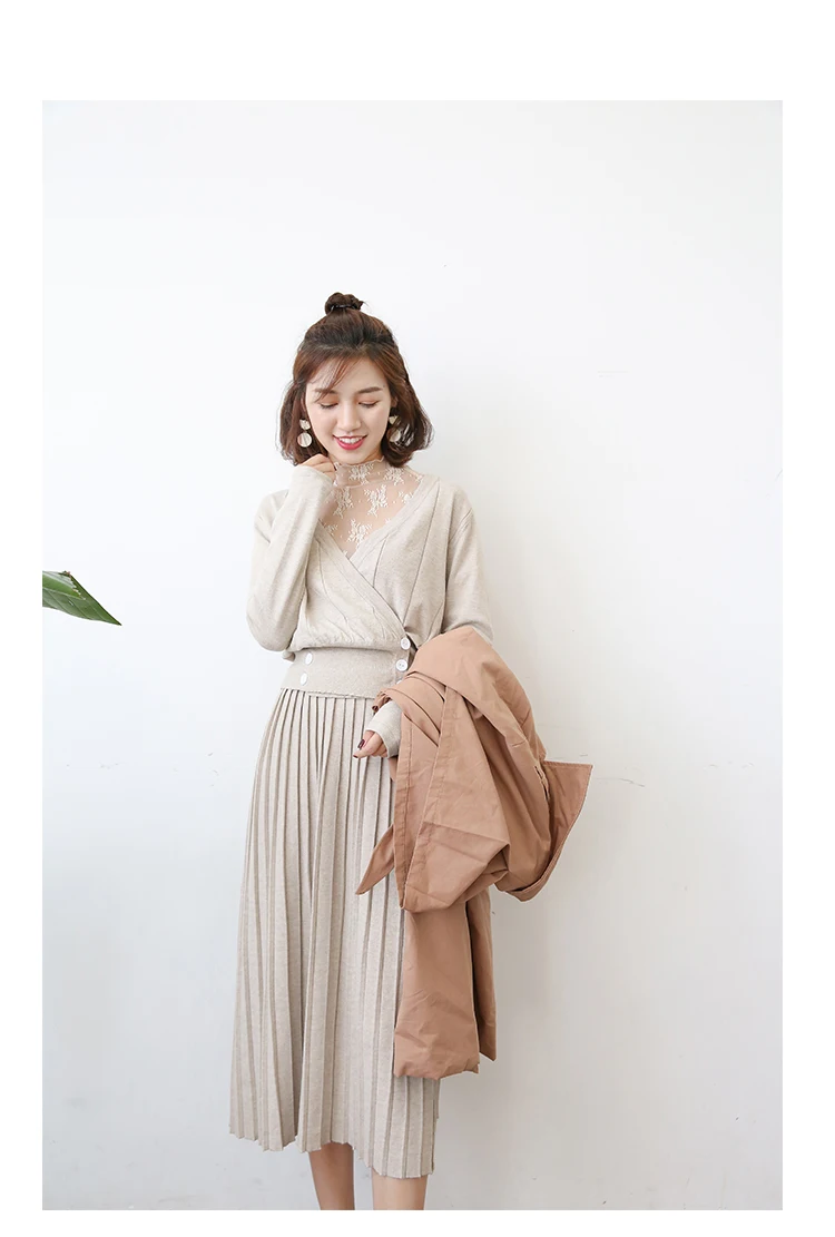 2018 весна лето женская кружевная рубашка с длинными рукавами воротник