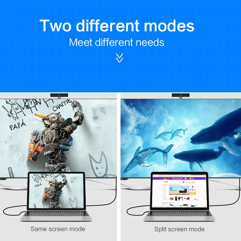 HDMI 2 0 кабель 4K 3D видео Высокоскоростной к конвертер адаптер для компьютерного