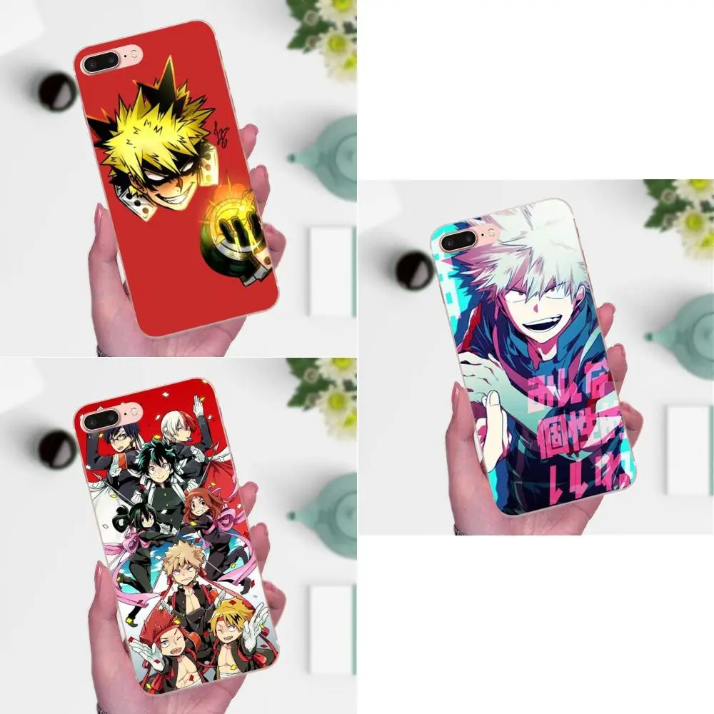 Аниме герой Deku и Bakugou Блестящий Мягкий Art Online чехол для Apple iPhone 4 4S 5 5C 5S SE 6 6S 7 8 Plus X XS