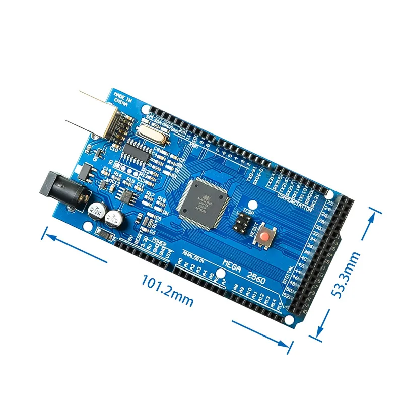Плата MEGA 2560 R3 ATmega2560 AVR USB + Бесплатный кабель для arduino MEGA2560 10 шт.|Детали и аксессуары