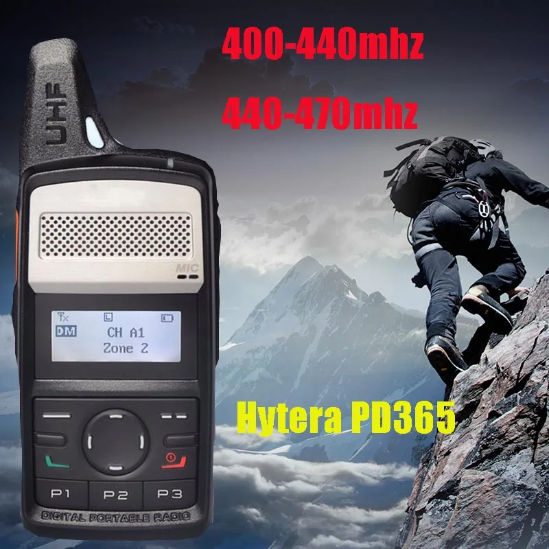 Портативная рация Hytera PD365 400 440 МГц 430 470 цифровая DMR 2000 мАч с длительным временем