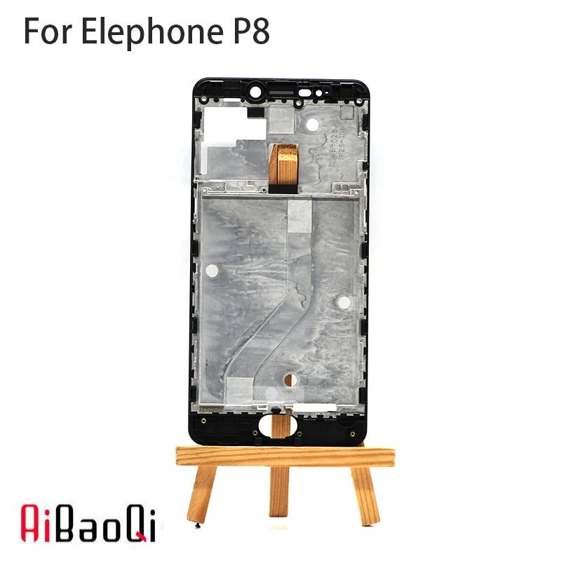 Высококачественная новая Оригинальная передняя рамка для Elephone P8 спереди Корпус крышка чехол в сборе запасная часть+ 3 М клей