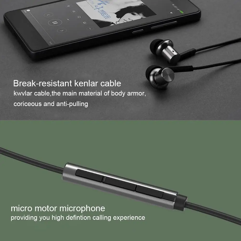 Xiaomi Hybrid Dual Drivers серия Оригинальные наушники MI In Ear Pro динамические