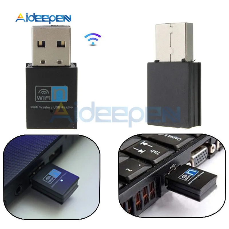 Мини USB RTL8192 300 Мбит/с Wi Fi Беспроводной адаптер LAN антенна сетевой 802 11 B/G/N ключ для