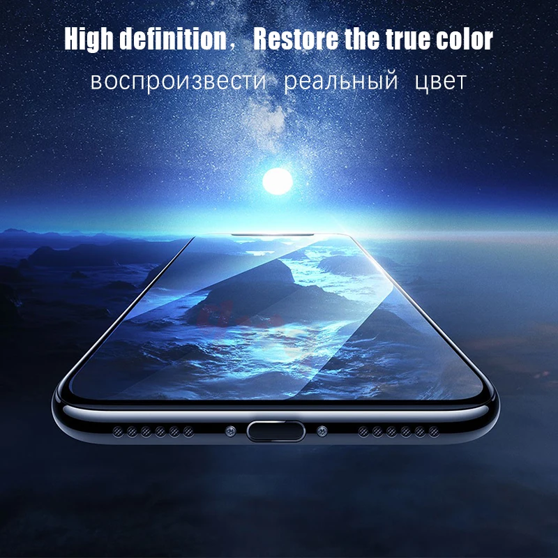 20D Защитное стекло для iPhone XR X XS полное покрытие Xs Max 6 6s 7 8 Plus защита экрана