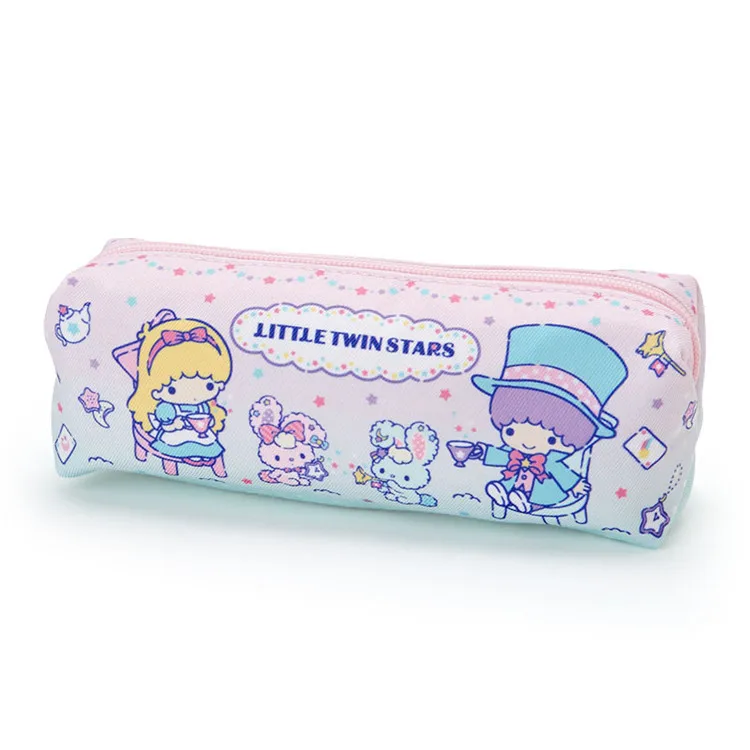 Little Twin Stars Милый мультяшный школьный пенал Cinnamoroll My Melody, чехол для карандашей, сумка для ручек для девочек, детей, женщин, маленькая косметичка, косметичка для хранения - Цвет: Little Twin Stars