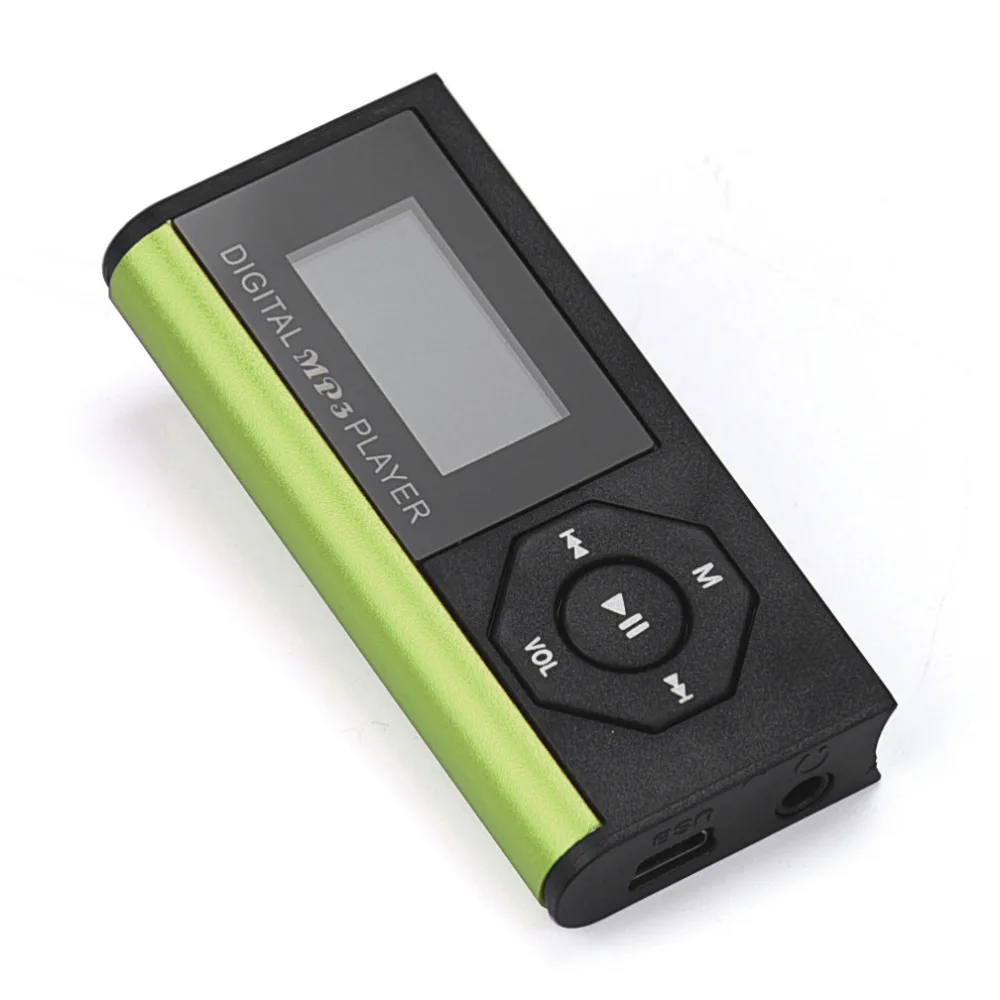 AIKEGLOBAL Hifi мини USB MP3 музыкальный медиаплеер ЖК экран поддержка 16 Гб Micro SD TF карты