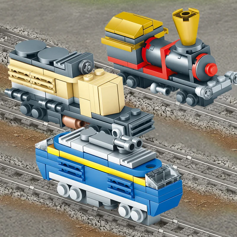 354 шт. создатель город поезд здания Конструкторы Совместимость Legoings развивающие