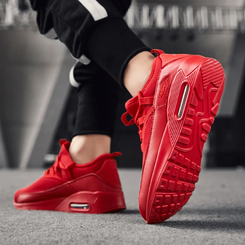 

Women Sneakers Air Cushion Couple Unisex shoes Woman Breathable Light Non-slip Tenis Feminino Chaussures Femme Zapatos De Mujer