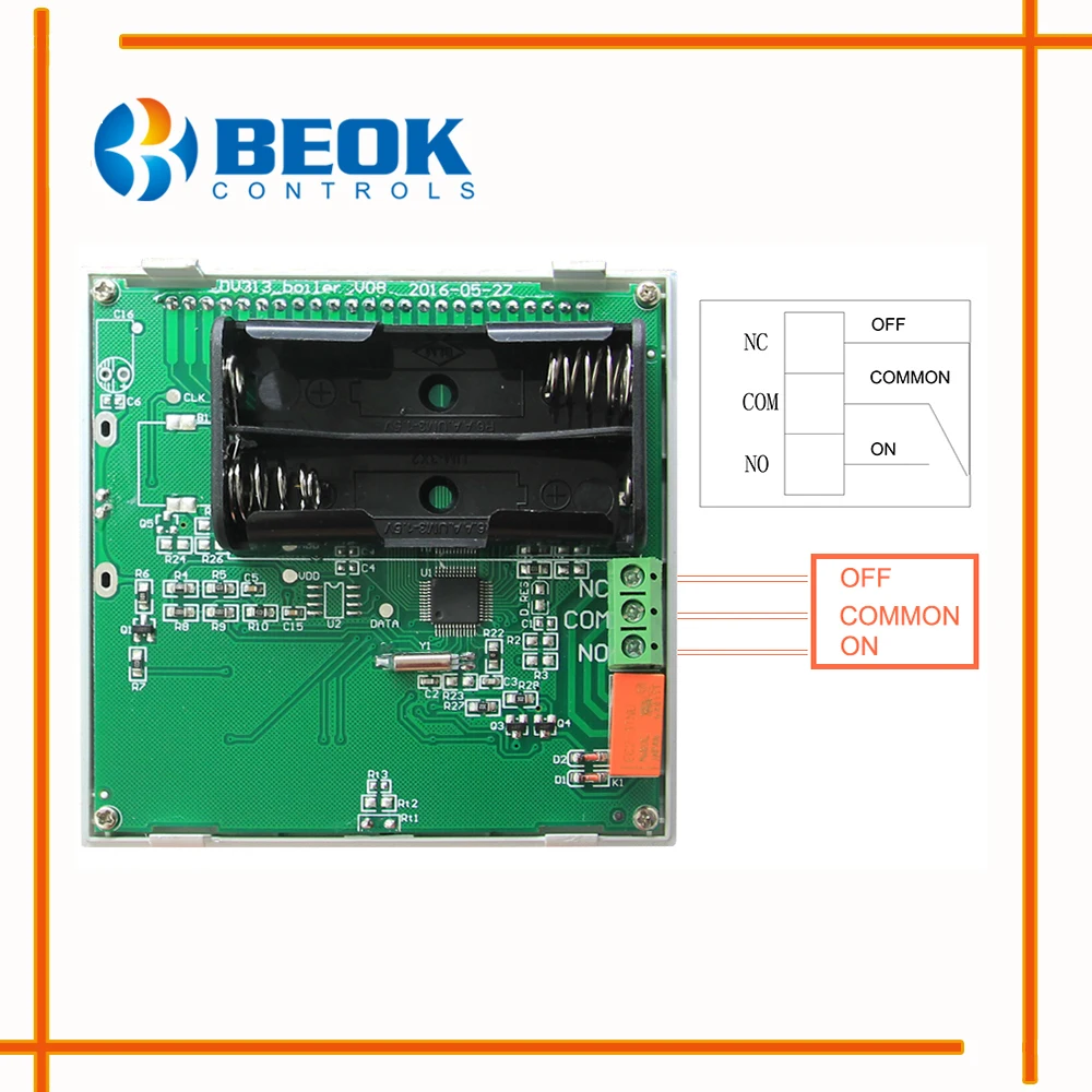 Beok 3 шт. BOT 313W программируемый газовый котел термостат 220 В Электрический