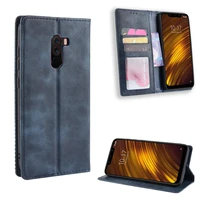 for xiaomi pocophone f1 case xiaomi poco f1 wallet style vintage leather phone cover for xiaomi poco phone f1 with photo frame