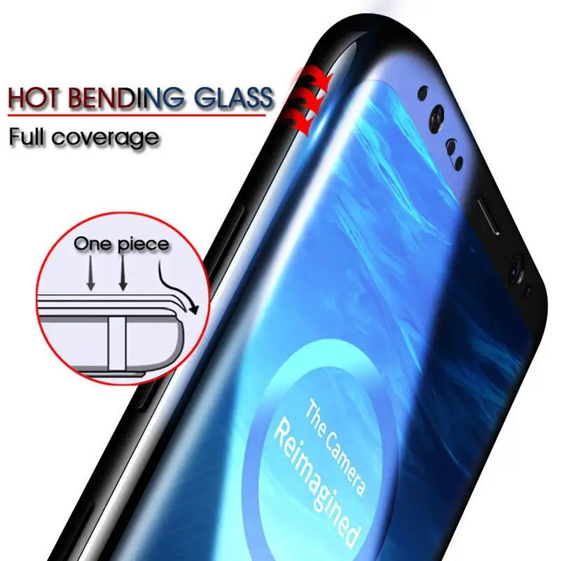 Улучшенная пленка 15D для Galaxy S9 8 7 S10 Защита экрана S6 Edge Note 9 Plus изогнутое закаленное
