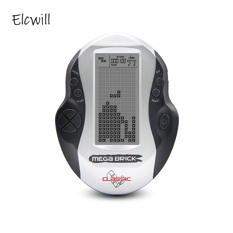 Горячая Ретро Классическая портативная игровая консоль тетрис для детей