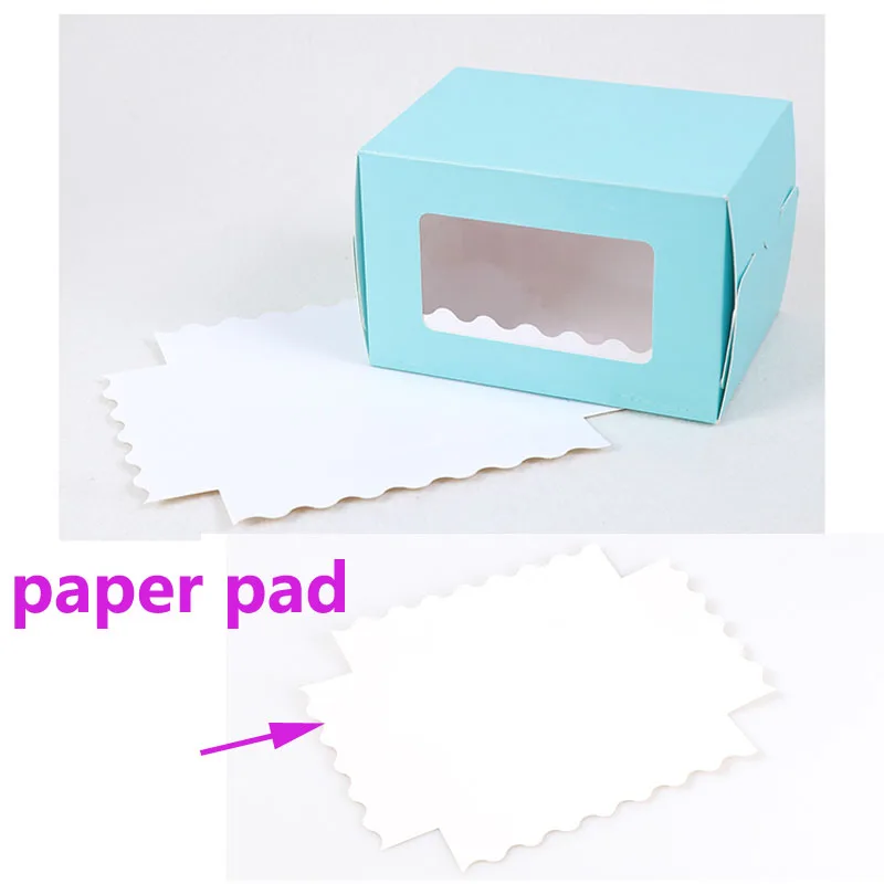 20 шт кондитерских печенья доска держатель коробки с окном контейнер Ролл торт