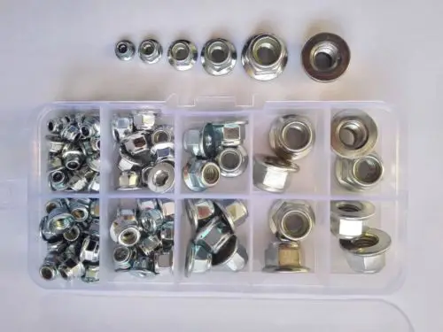 Фланец из углеродистой стали M3/M4/M5/M6/M8 100 шт.|100pcs m3|nut nutm8 flange nut |