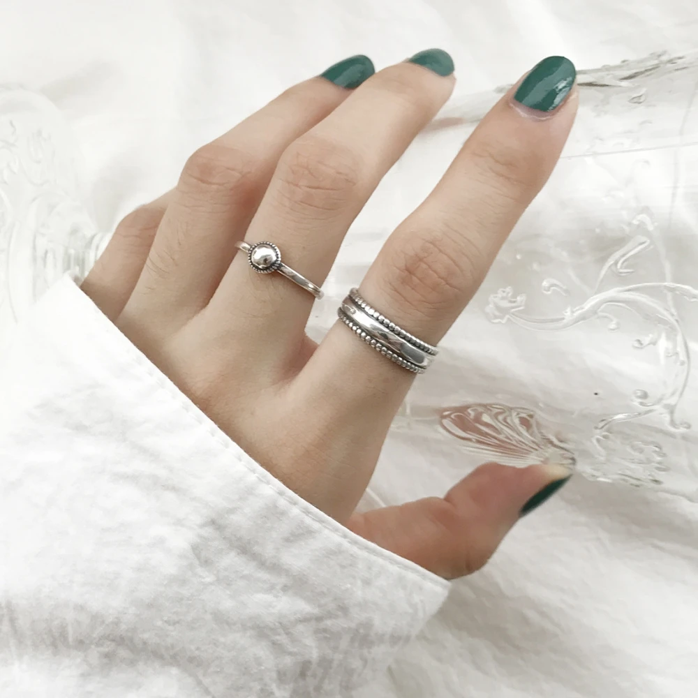 

Женское кольцо с геометрическим узором LEVEN FANCY, Винтажное кольцо с плетеным орнаментом из стерлингового серебра 925 пробы, подарочное Открыто...