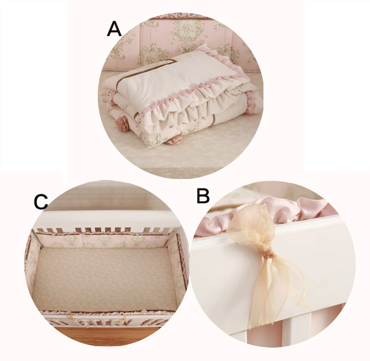 7 шт. детская кроватка комната спальня детские постельные принадлежности с