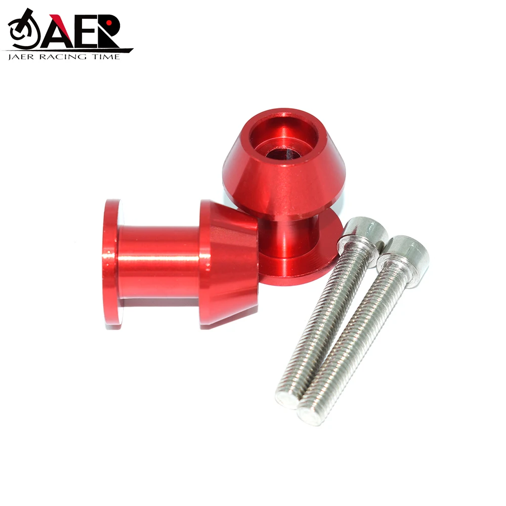 JEAR Motorcycle Aluminum 6MM Red Swingarm Spools Slider Stand Screws for Yamaha YZF R3 R25 MT03 FZ6R FZ8 YZF600R | Автомобили и