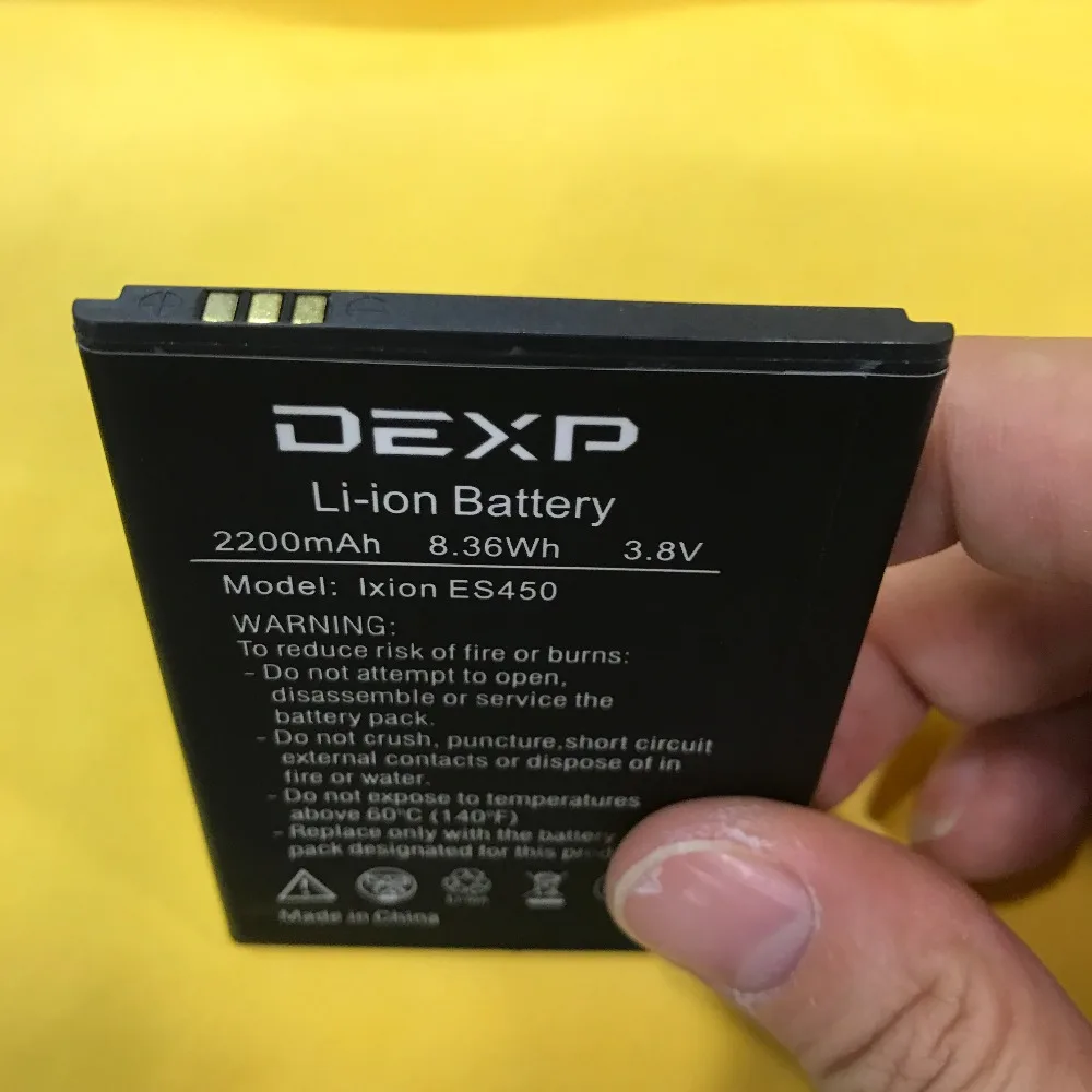 10 шт. MLLSE Новый 3 8 в 2200 мАч Ixion ES450 Аккумулятор для DEXP IXION ASTRA|Аккумуляторы мобильных
