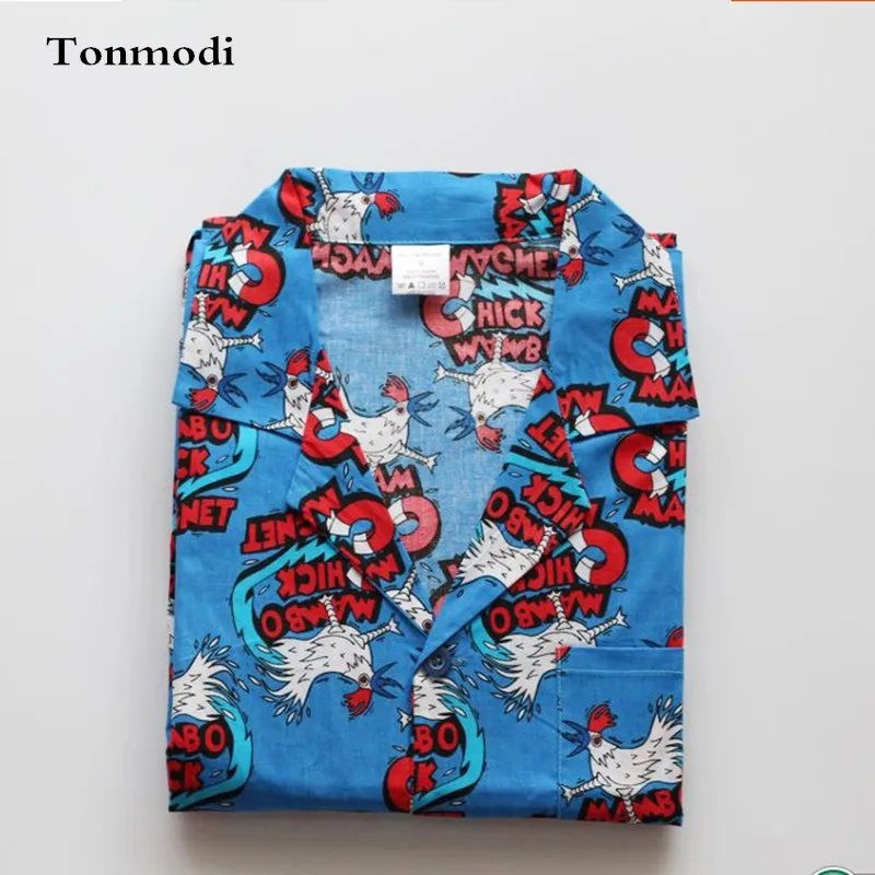 Пижама мужская хлопковая с коротким рукавом домашняя одежда кардиган шорты