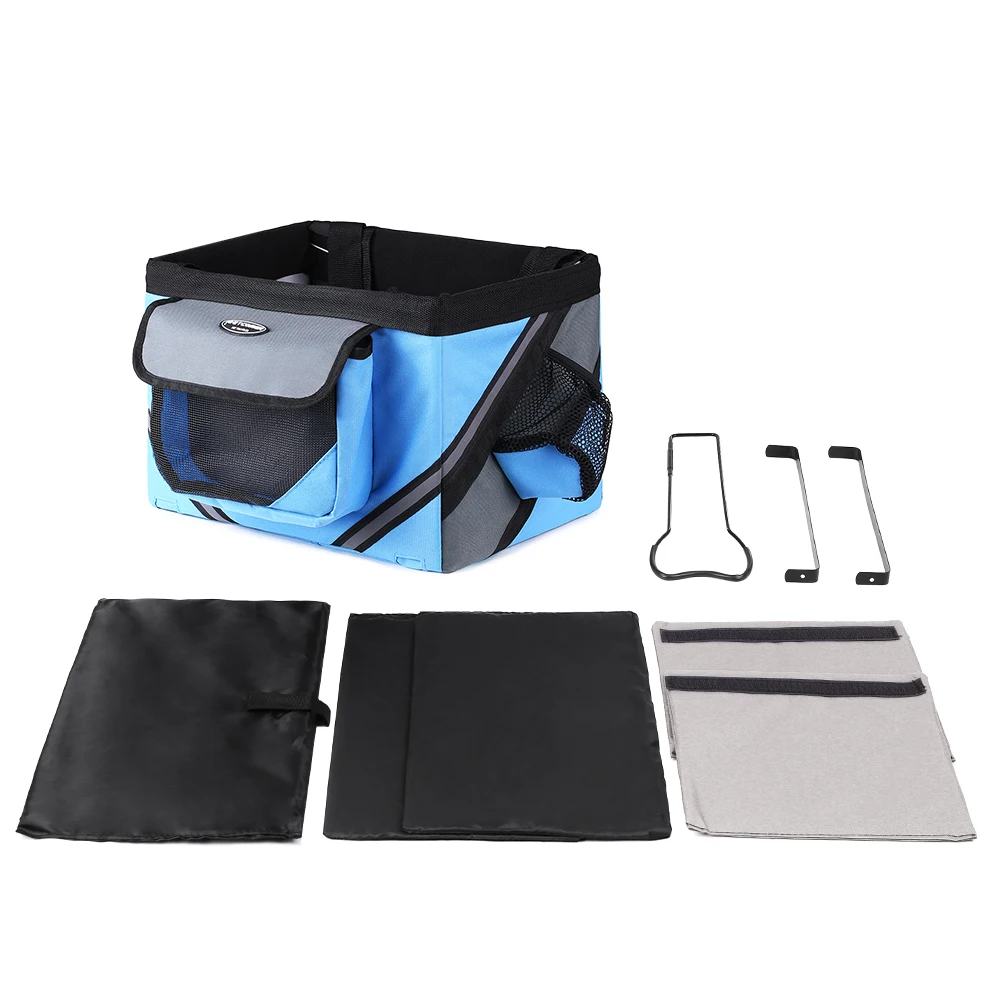 600D оксфордская тканевая велосипедная корзина велосипедный руль передняя сумка