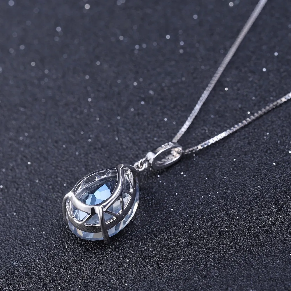 Женский балетный кулон gemb's 10.68Ct в виде капли воды из натурального синего