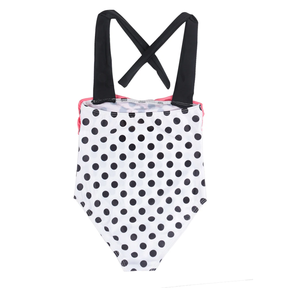 2017 цельнокроеный милый купальный костюм для маленьких девочек купальники белый