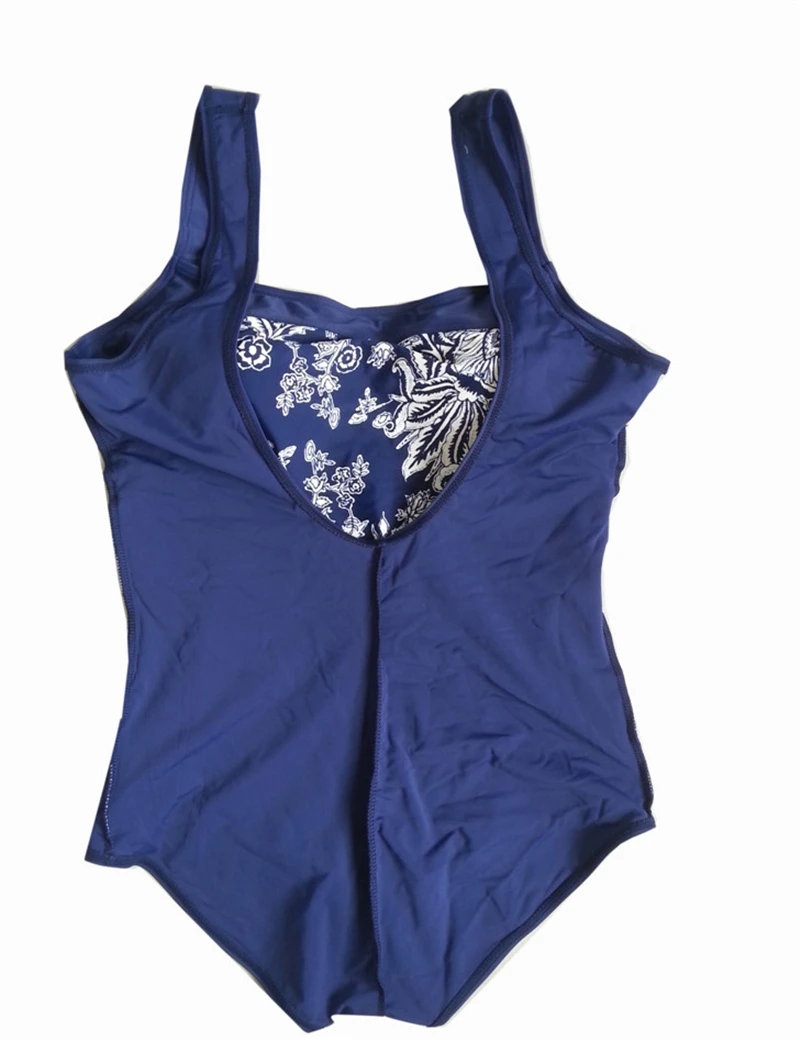 Top Quality High Waist One Piece Monokini Sexy Swim Suits for Women Super Plus Size Swimwear Floral Print Beachwear Swimsuit | Спорт и