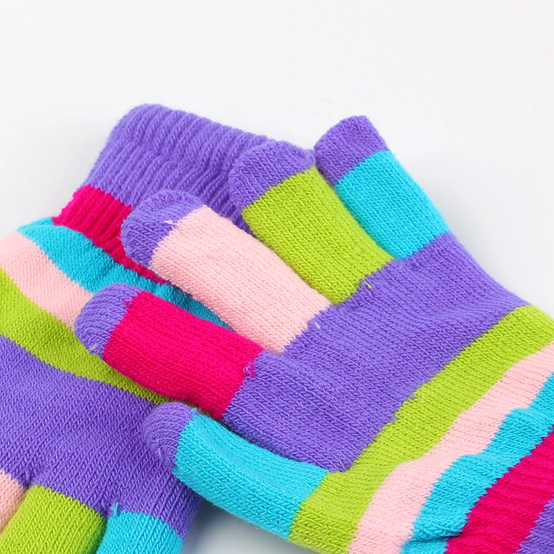 New Kids Gloves Winter Warm Infant Glove Thickened Double Layer Mittens Outdoor Toddler Mitten Boys Girls Props Baby Accessories | Детская